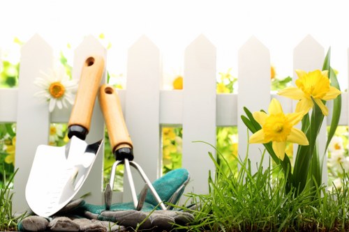 Professional pressure washing a house exterior in Willesden